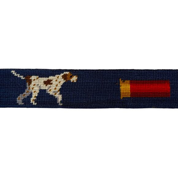 Smathers and Branson Southern Sportsman Needlepoint Belt Hunting Fishing Mens 42 - Picture 13 of 15